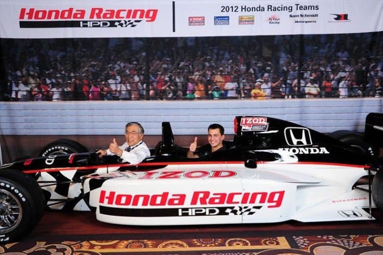 Mario Andretti's Indycar at Honda Dealer's Show