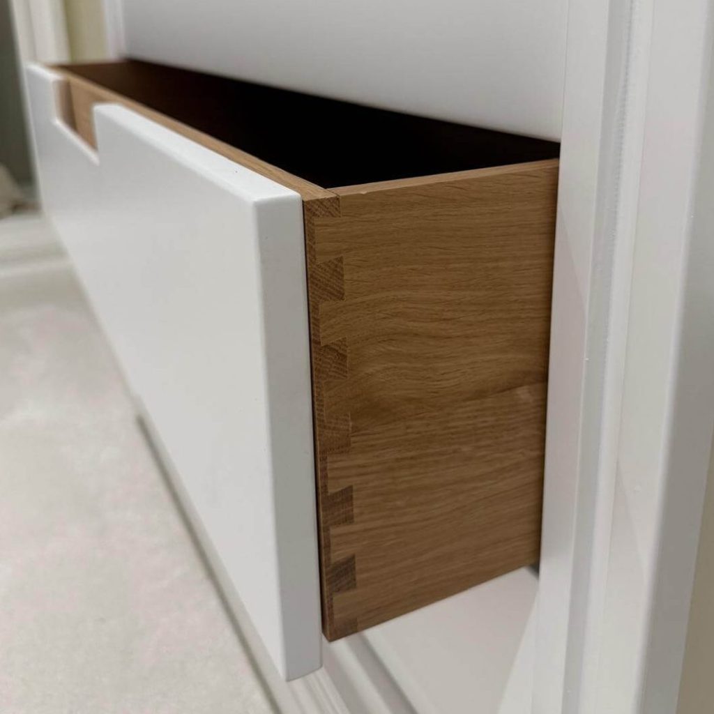 Dove Tail Oak bedroom Drawers
