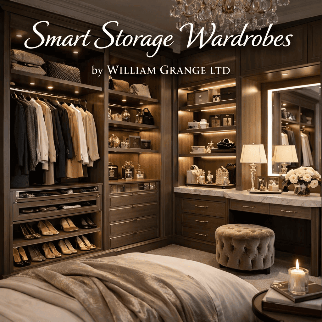 Smart Storage Wardrobes by William Grange Ltd