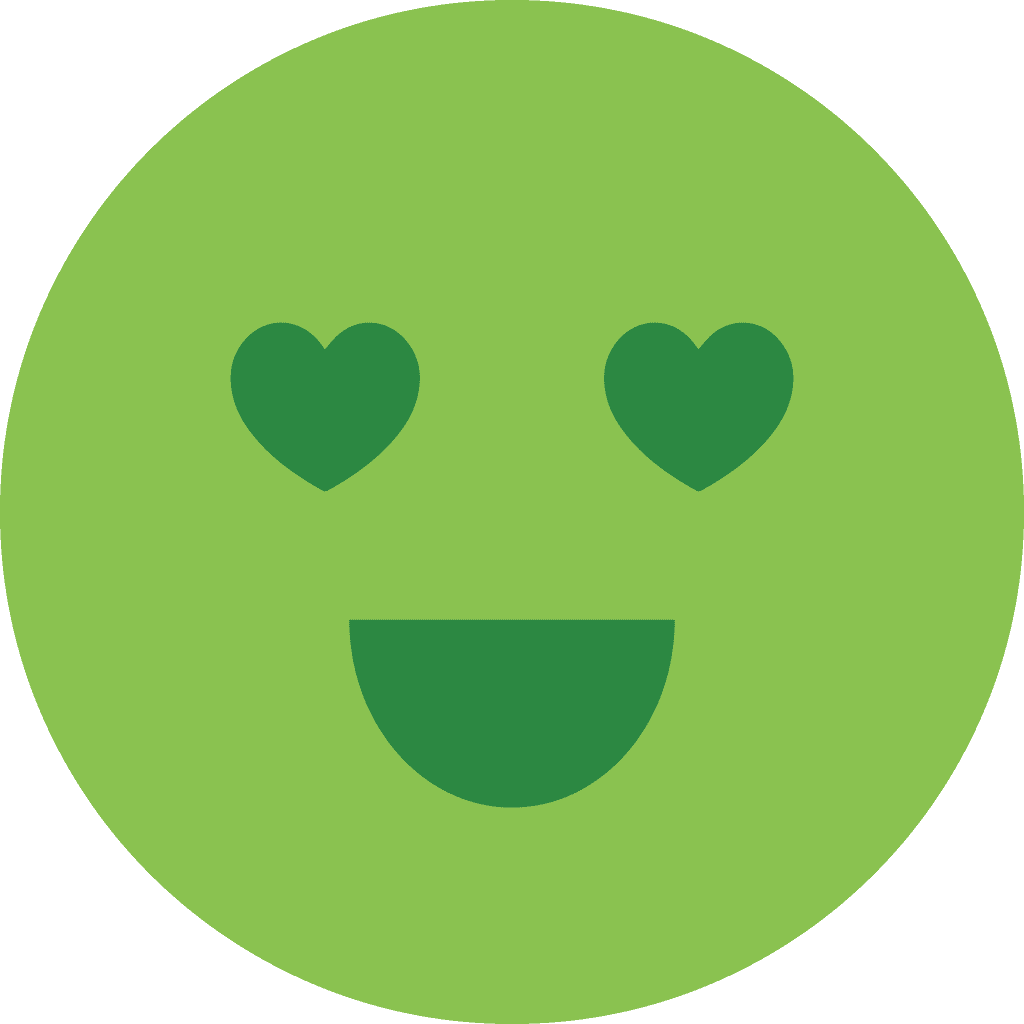 Very Happy CSAT Emoji