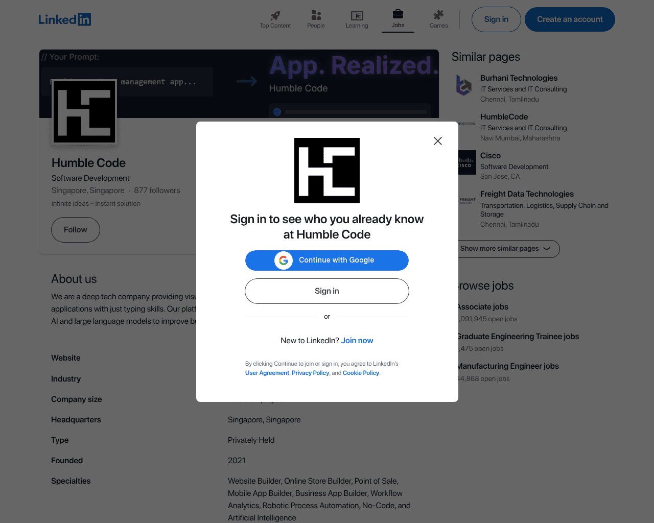 Screenshot of AI tool Agent Jax, showcasing its productivity features and task automation capabilities for businesses.