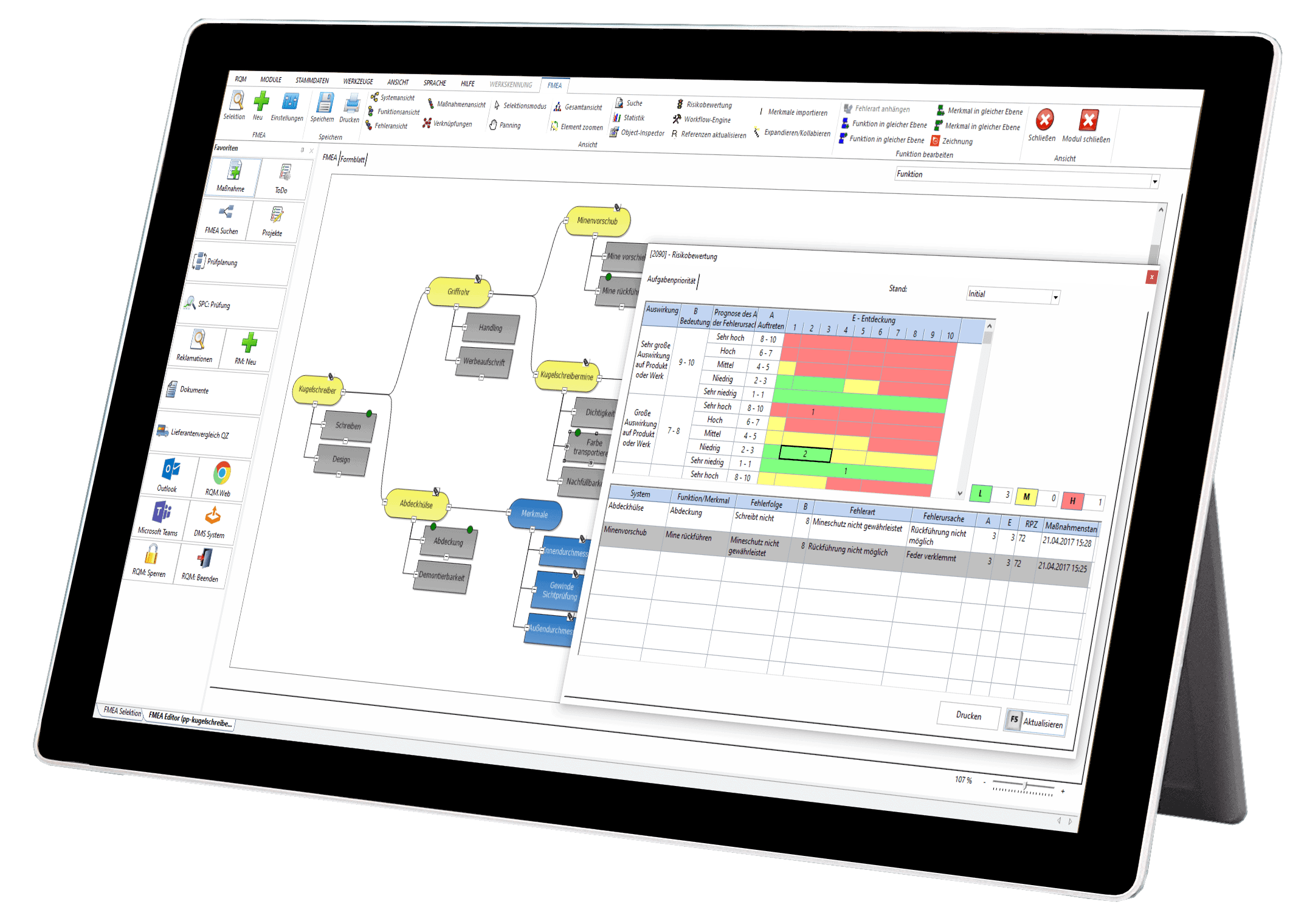 QM.CAQ FMEA Screen
