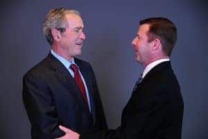 Washington DC convention photographers with George W Bush