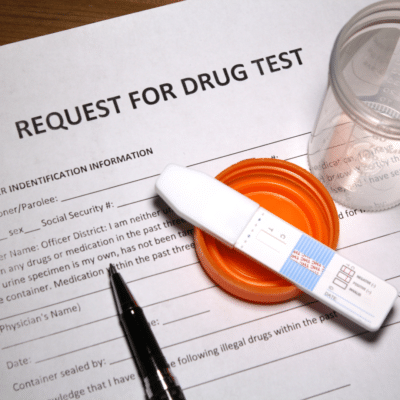 drug test request form