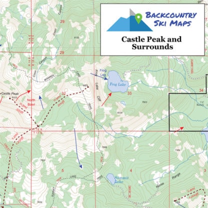 ski tour castle peak