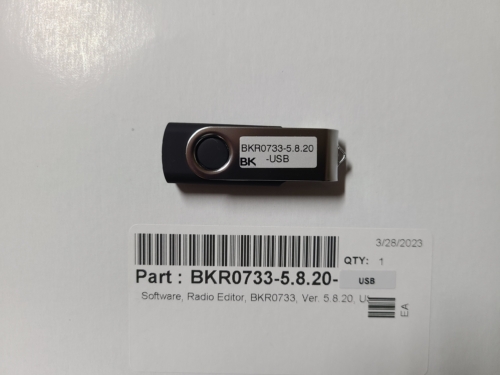 BKR0733 Programming USB