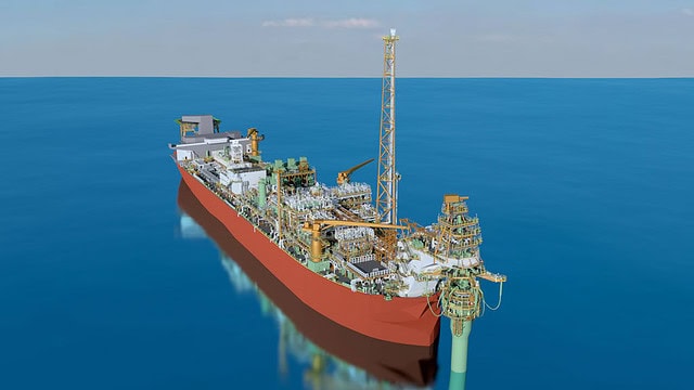 Intelligent CAD Model Created with Photogrammetry of a Floating Production Storage and Offloading (FPSO) unit used as a Digital Twin
