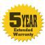 Warranty to five years