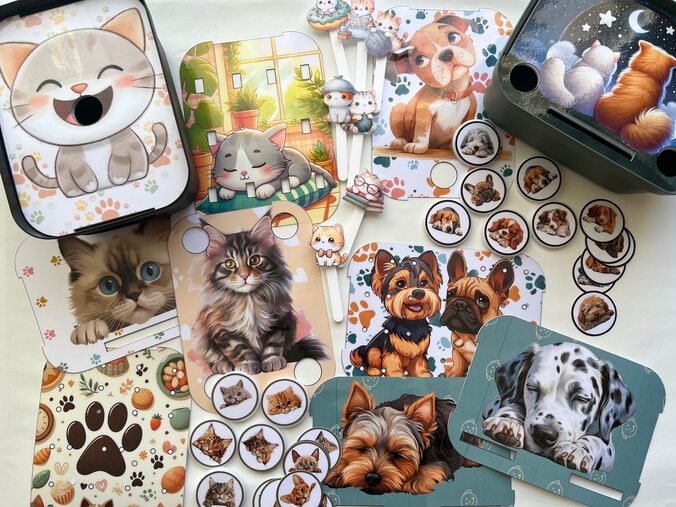 Cute chiens et chats insert livv