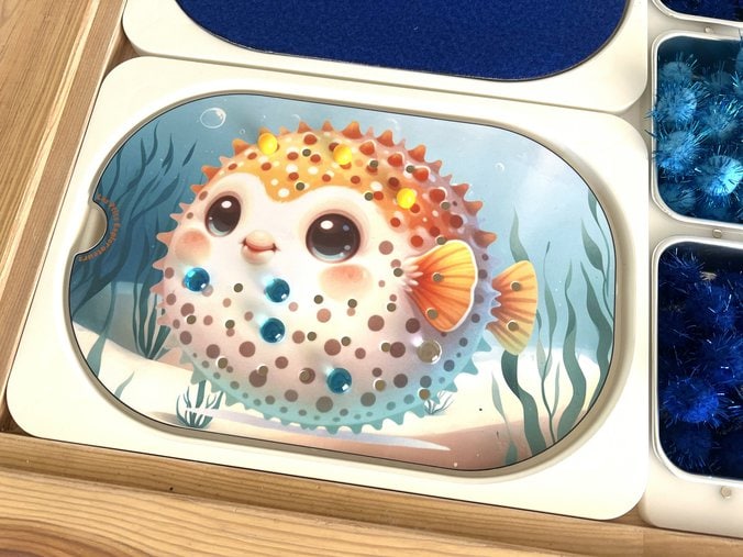 L'océan , 9 Inserts à imprimer parfait pour trofast Ikea – Image 3