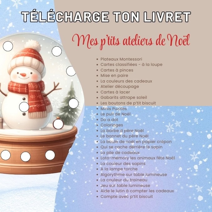 Noël - Mes p'tits ateliers MONTESSORI – Image 3