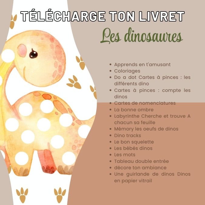 Dinosaures - Livret d'activités – Image 2