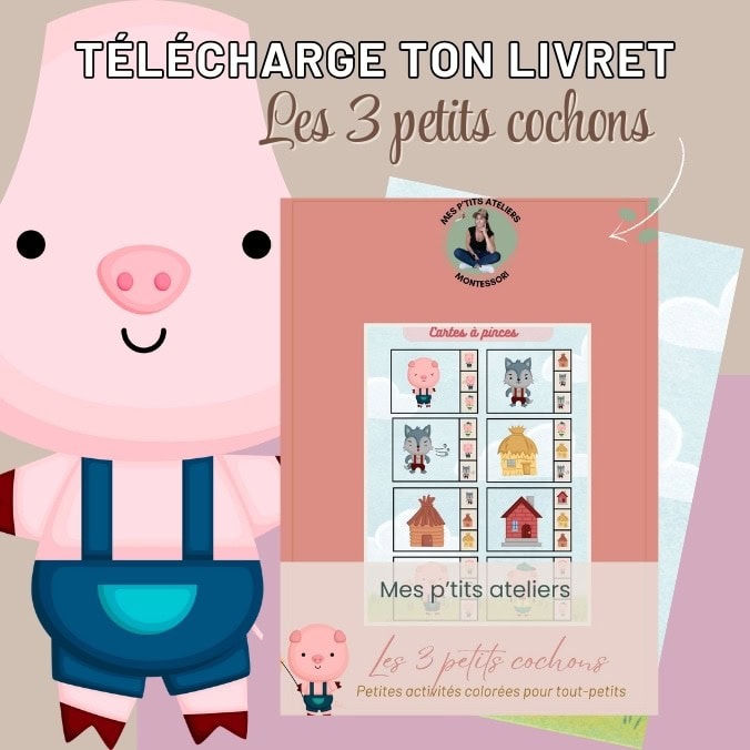 Les 3 petits cochons - livret d'activité