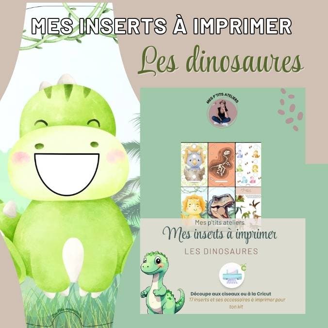 Les dinosaures - Mes inserts à imprimer