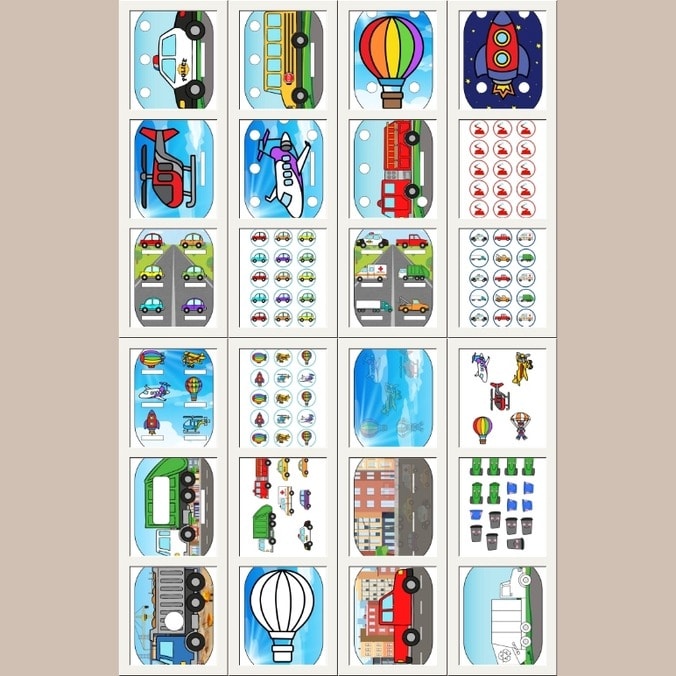 Les véhicules - Inserts à imprimer - indispensable – Image 2