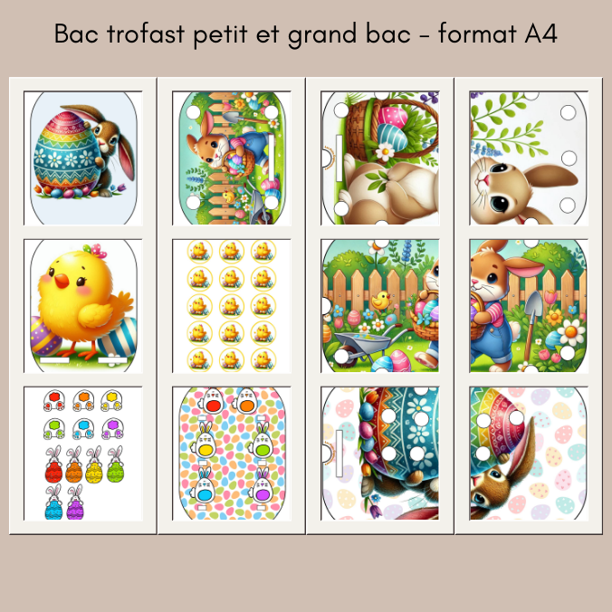Insert à imprimer Pâques