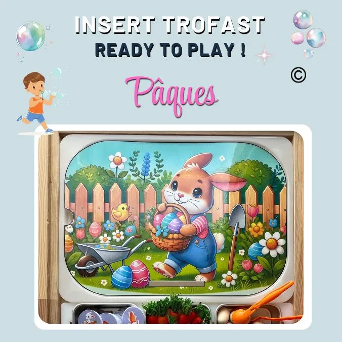 insert trofast en couleurs pâques