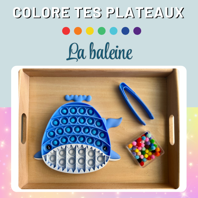 colore tes plateaux -la baleine