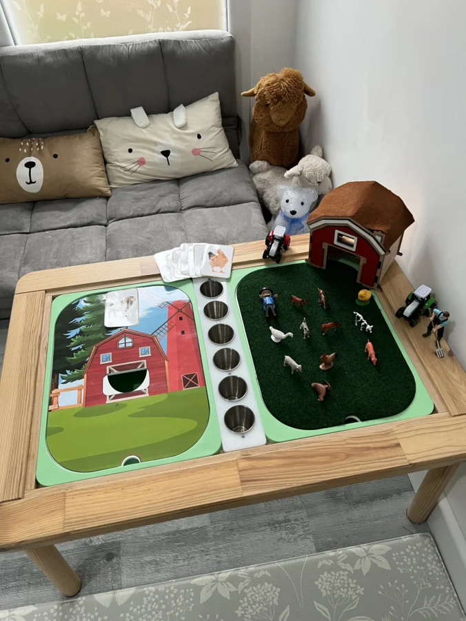 Décor gazon pour grand bac trofast. – Image 2