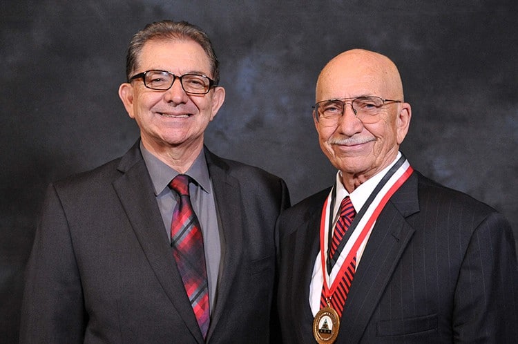 A scientist receives a lifetime achievement award at this Washington, DC convention