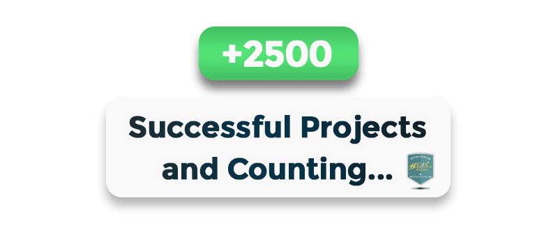 over 2500 successful projects Can Electric