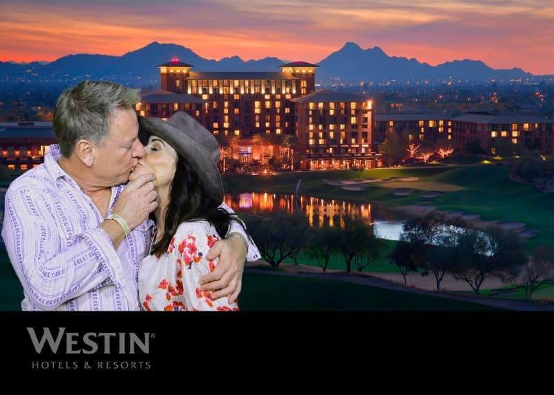 A Phoenix green screen photography, experiential photo marketing event at Oktoberwest for Westin Hotels.