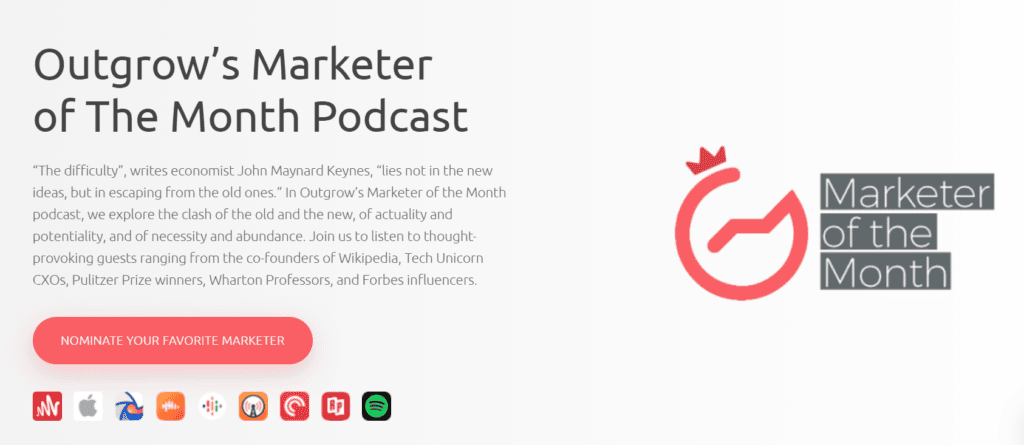 podcast do profissional de marketing do mês