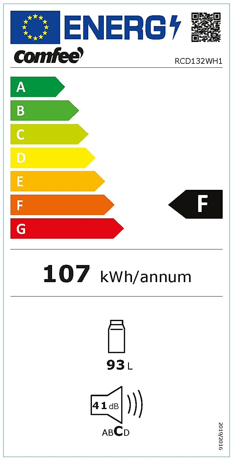 Frigo Tavolo Comfee RCD132WH2 95 Litri - immagine 4
