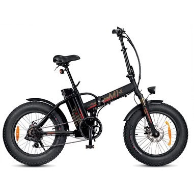 Bicicletta Elettrica Smartway M1X-R1SC-K Nero Acciaio