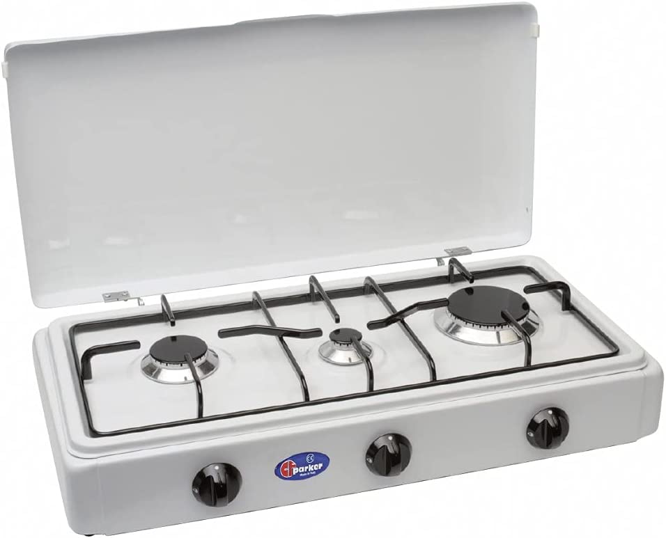Fornello Parker FO300CGP 3 fuochi GPL Piano Removibile Estraibile