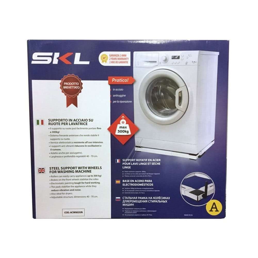Supporto per Lavatrici SKL ACW002UN con Ruote