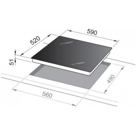 Piano Cottura a Induzione De Longhi YLI61BG - immagine 2