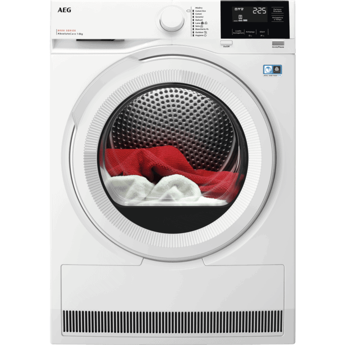 Asciugatrice Aeg TR8G83GW Pompa di Calore