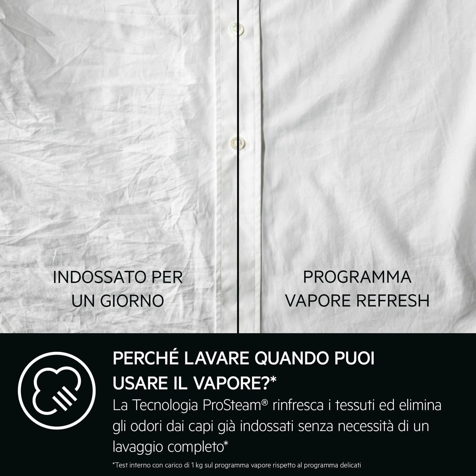 Lavatrice Carica Frontale Aeg LR7D96CW 9 Kg Vapore - immagine 3