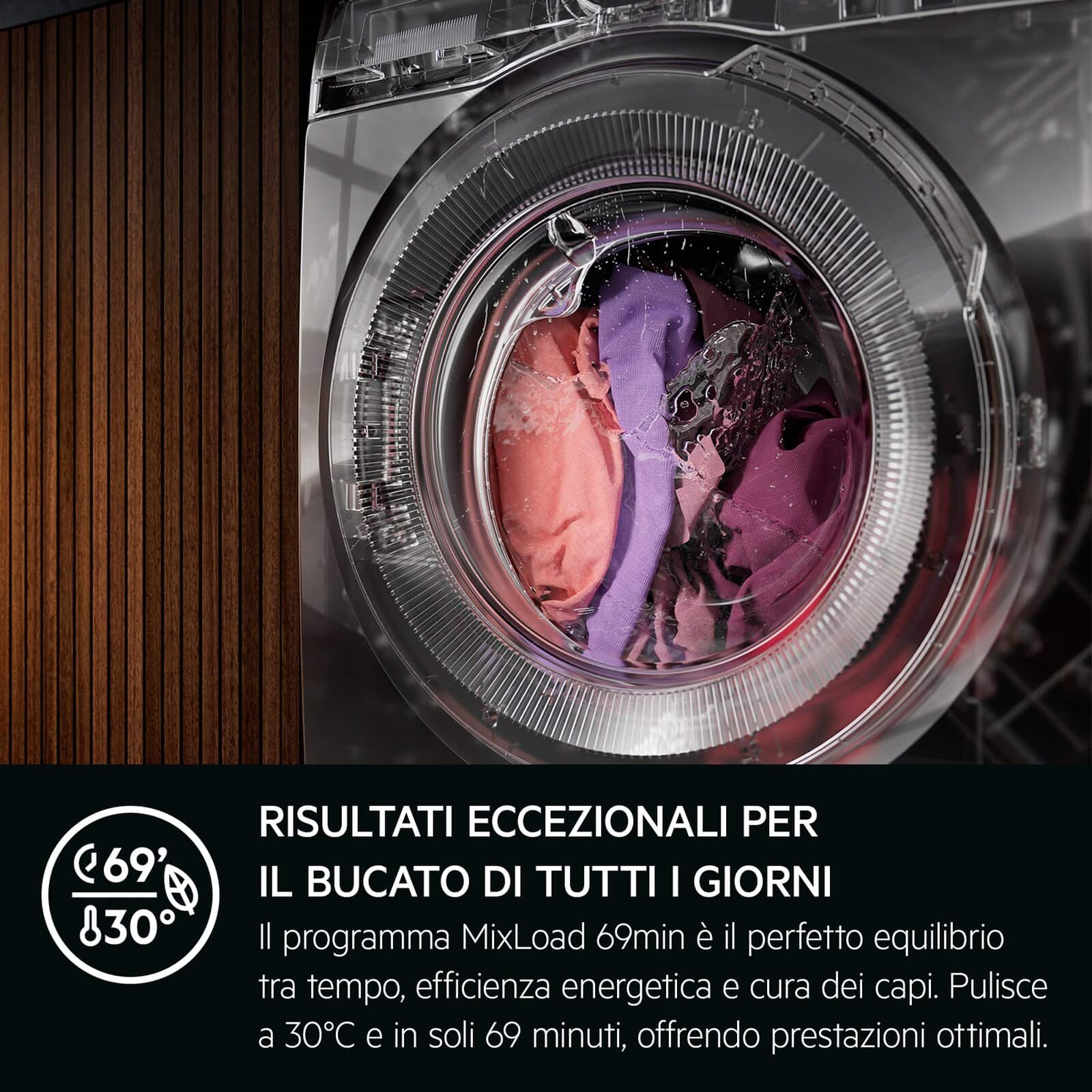 Lavatrice Carica Frontale Aeg LR7D96CW 9 Kg Vapore - immagine 4