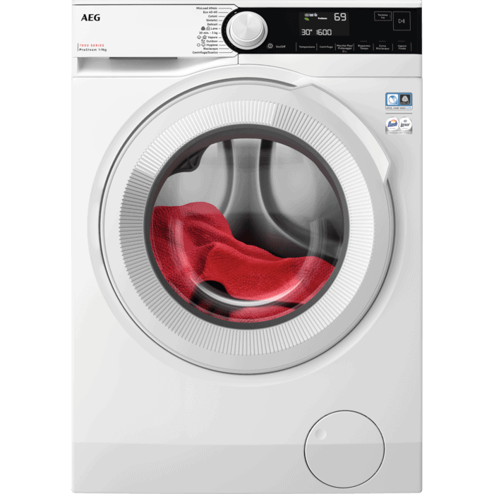 Lavatrice Carica Frontale Aeg LR7D96CW 9 Kg Vapore