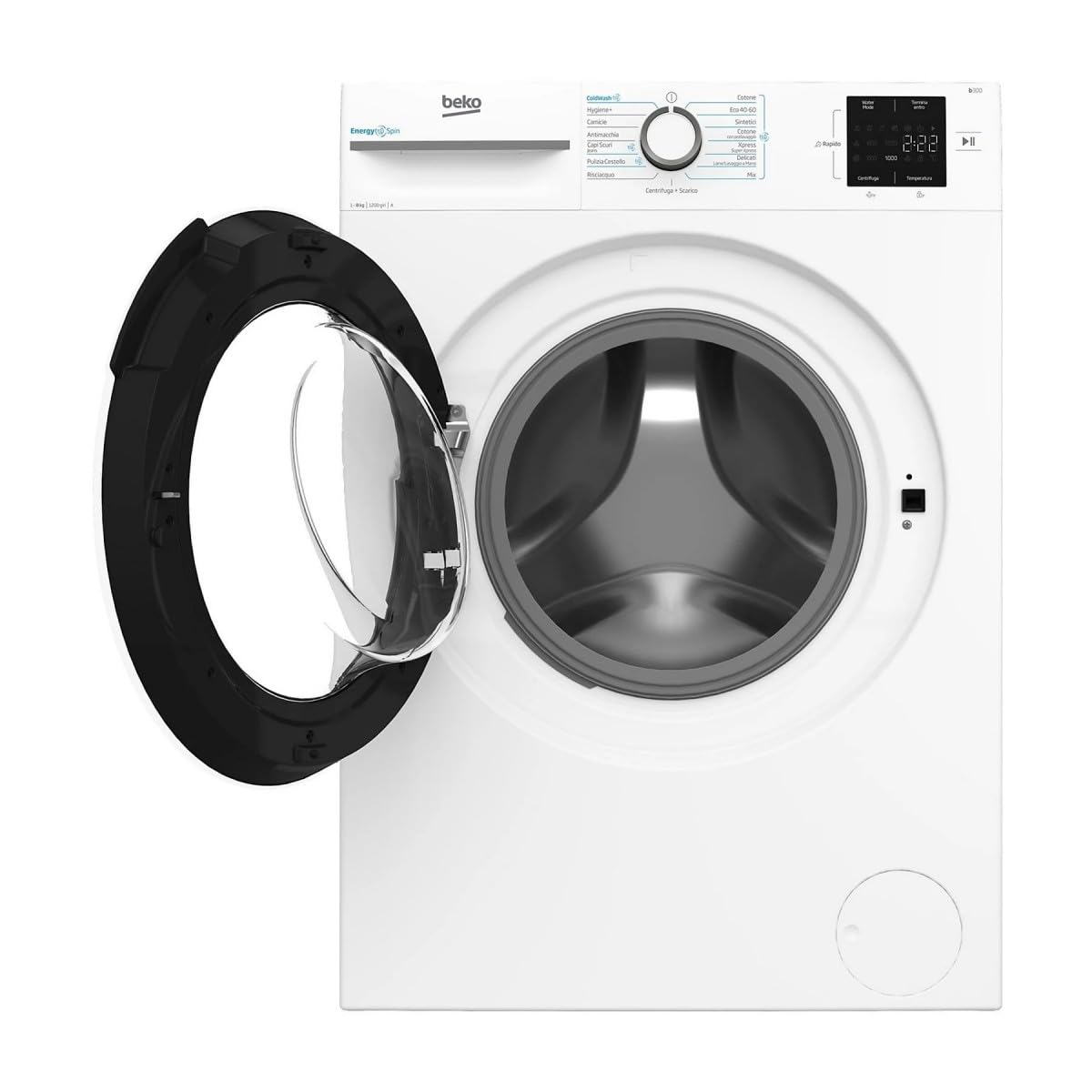 Lavatrice Carica Frontale Beko BMWU3821W 8 Kg 1200 Giri - immagine 2