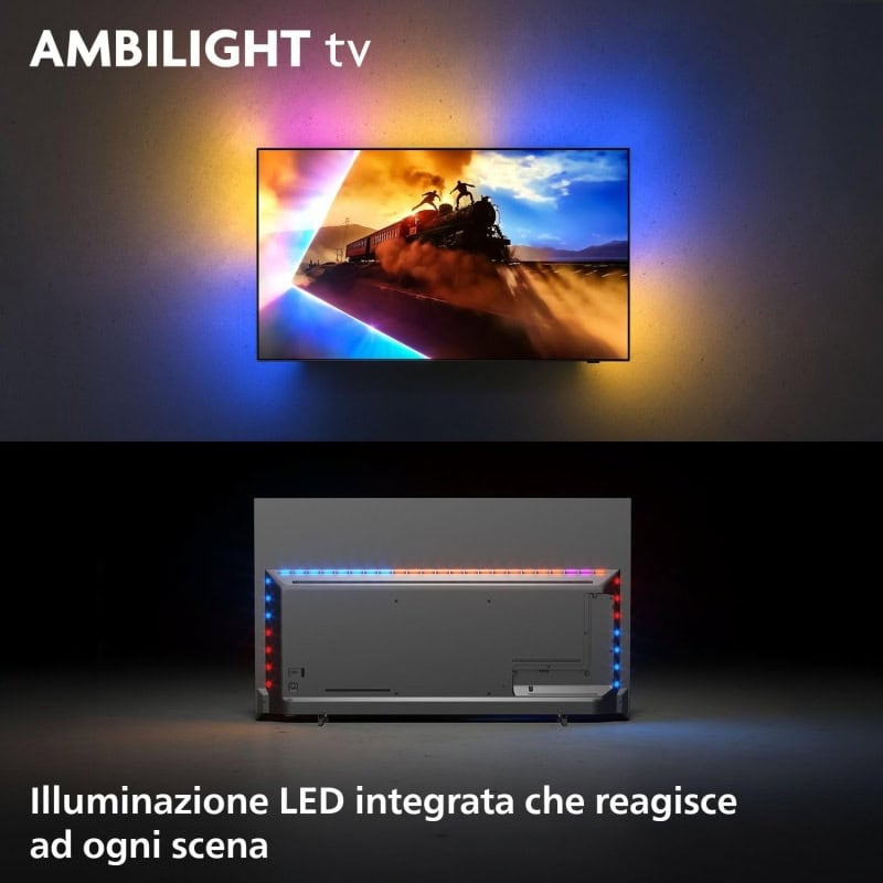 Smart Tv Philips 55OLED770 55'' Ultra HD 4K HDR Ambilight - immagine 2
