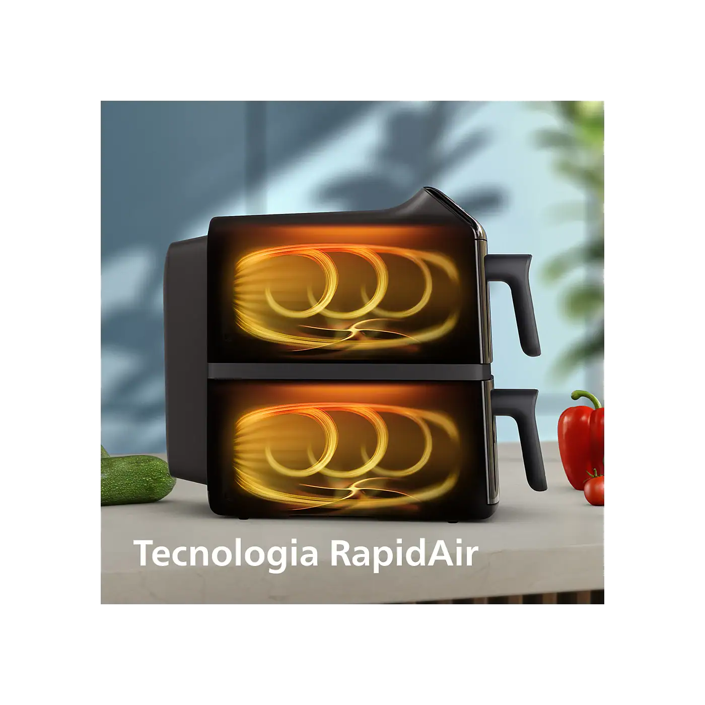 Friggitrice ad Aria Philips NA462 10 L - immagine 3