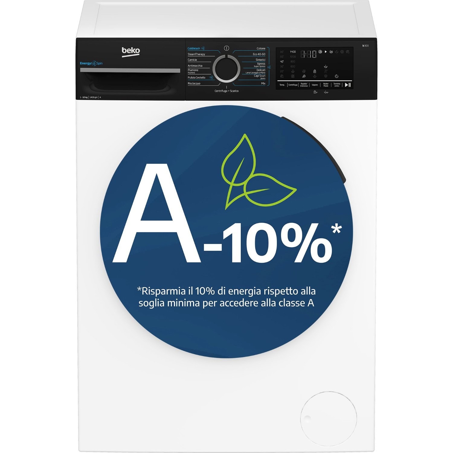 Lavatrice Carica Frontale Beko BMWEP10147DB 10 Kg 1200 Giri
