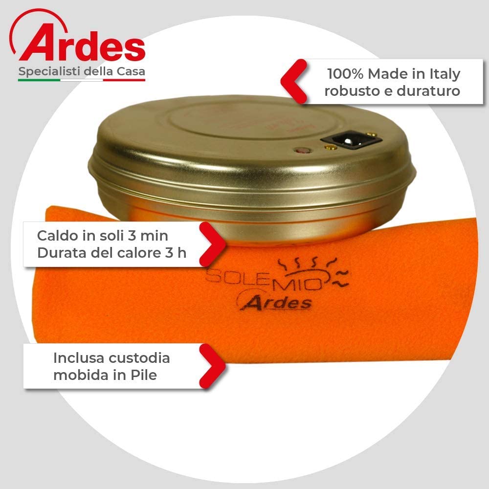 Scaldino Elettrico Ardes AR071A Sole Mio - immagine 3