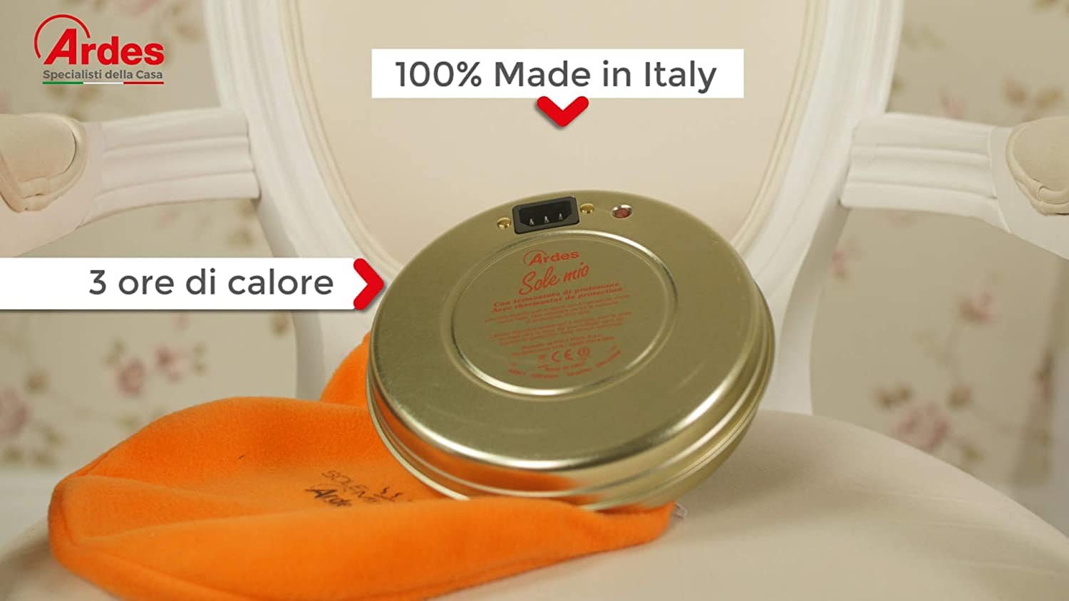 Scaldino Elettrico Ardes AR071A Sole Mio - immagine 4