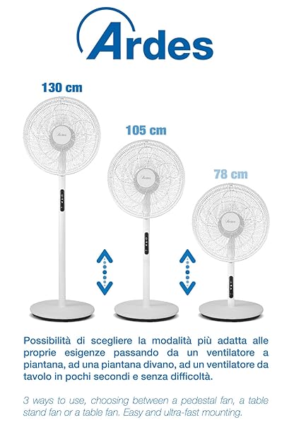 Ventilatore Ardes AR5PR4003 Multifunzione HURACAN 3 in 1 - immagine 3