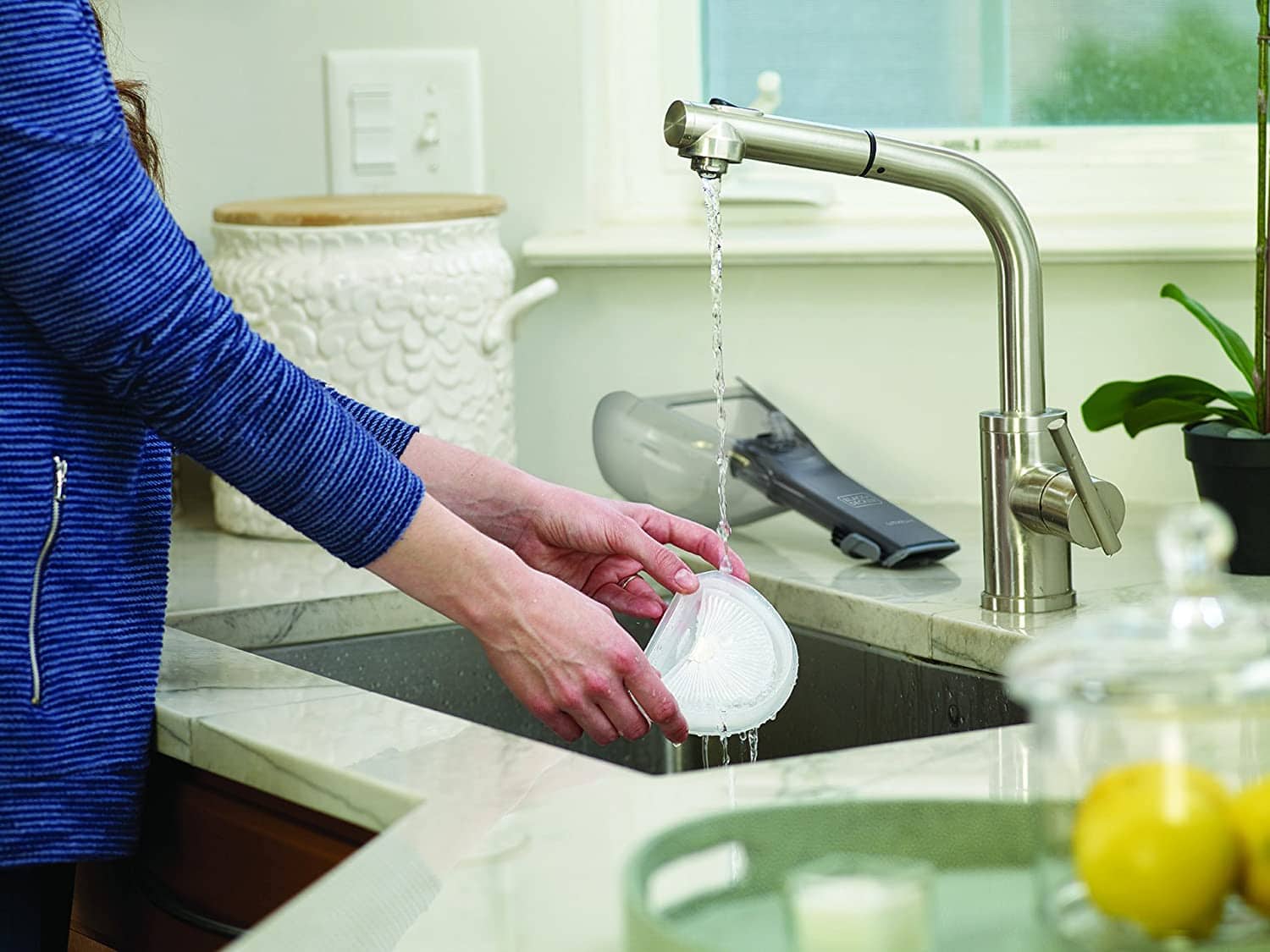 Aspirabriciole Black+Decker DVA315J-QW Senza Fili 610ml - immagine 11