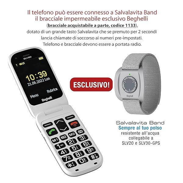 Telefono Beghelli SALVALAVITA SLV20 - immagine 7