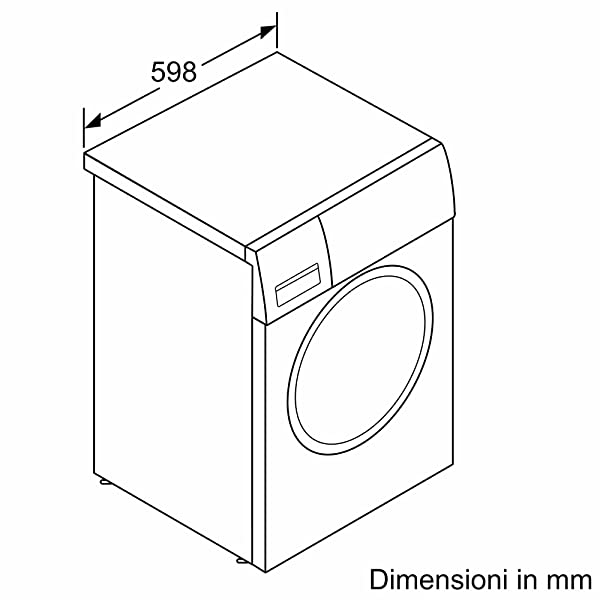 Lavatrice Carica Frontale Bosch WAN28218IT 8 Kg - immagine 8