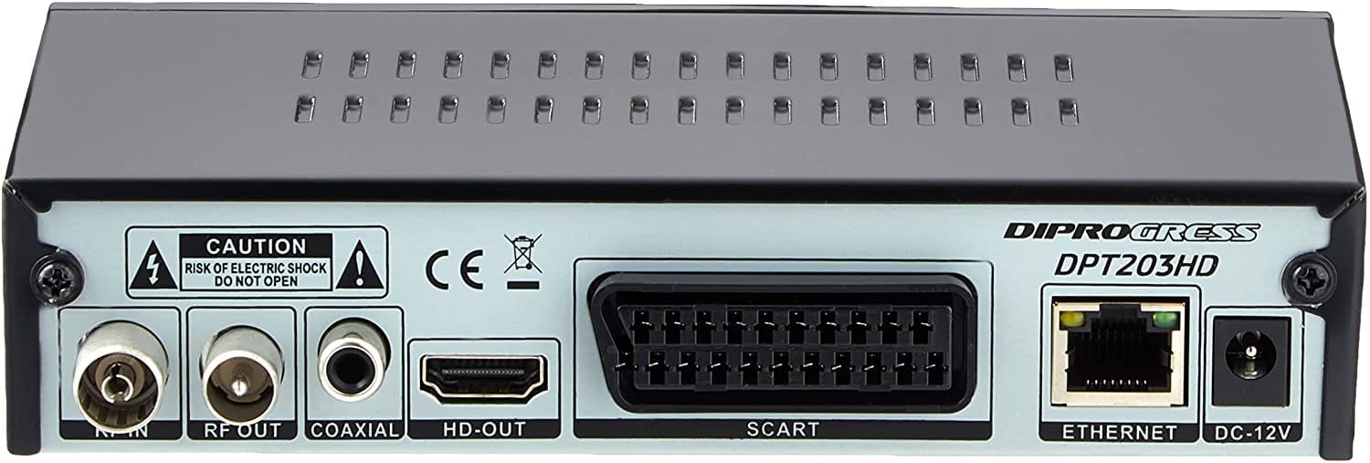 Decoder Digitale Terrestre Diprogress DPT203HD DVB-T2 HEVC H265 con Telecomando Universale 2 in 1 - immagine 4