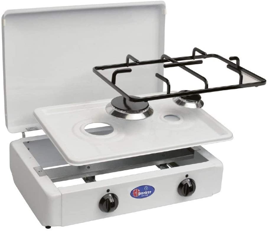 Fornello Parker FO200CGP 2 fuochi GPL Piano Removibile Estraibile - immagine 3