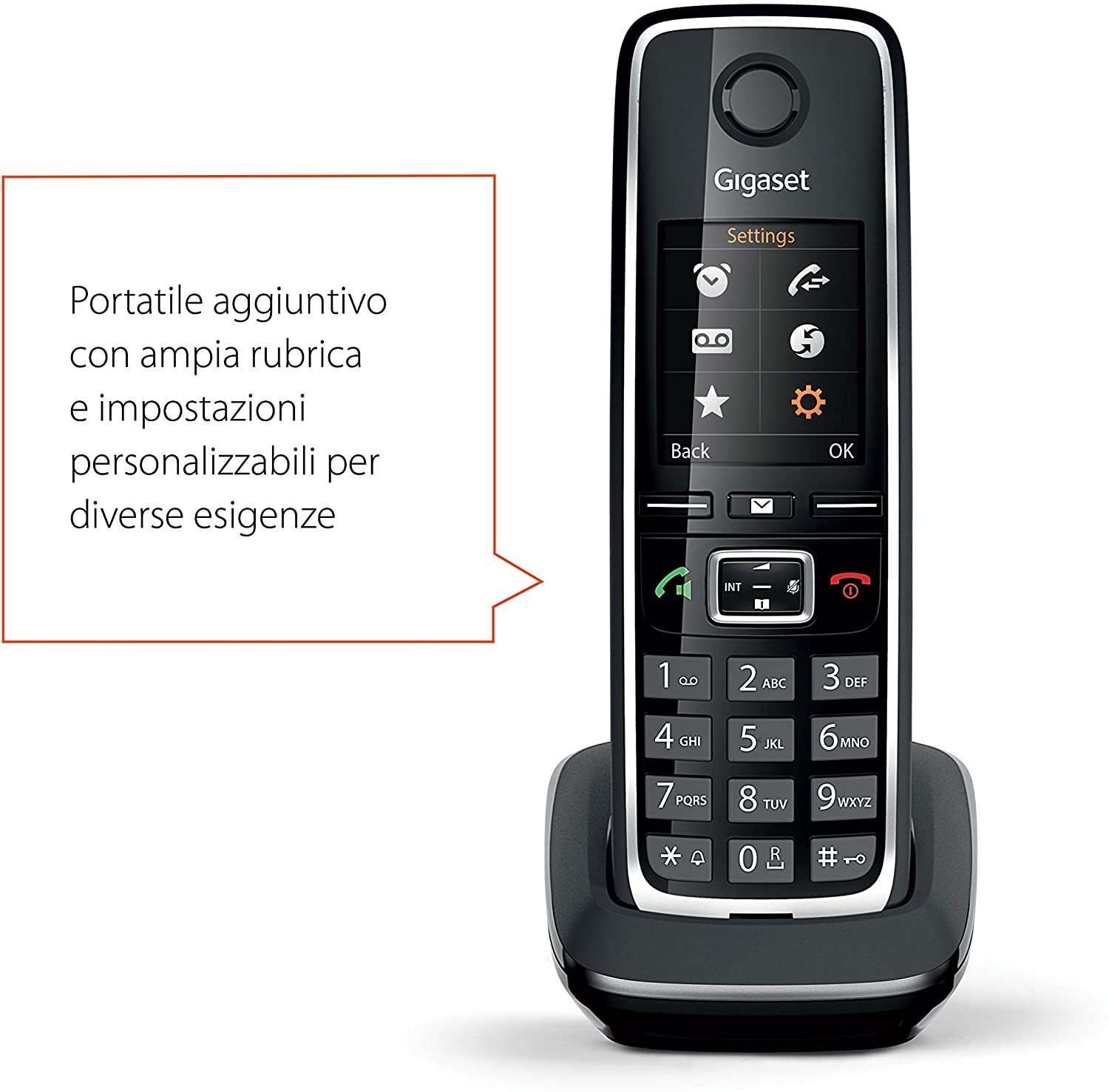 Cordless Gigaset C530A Duo Segreteria Funzione Sorveglia Bimbo - immagine 4