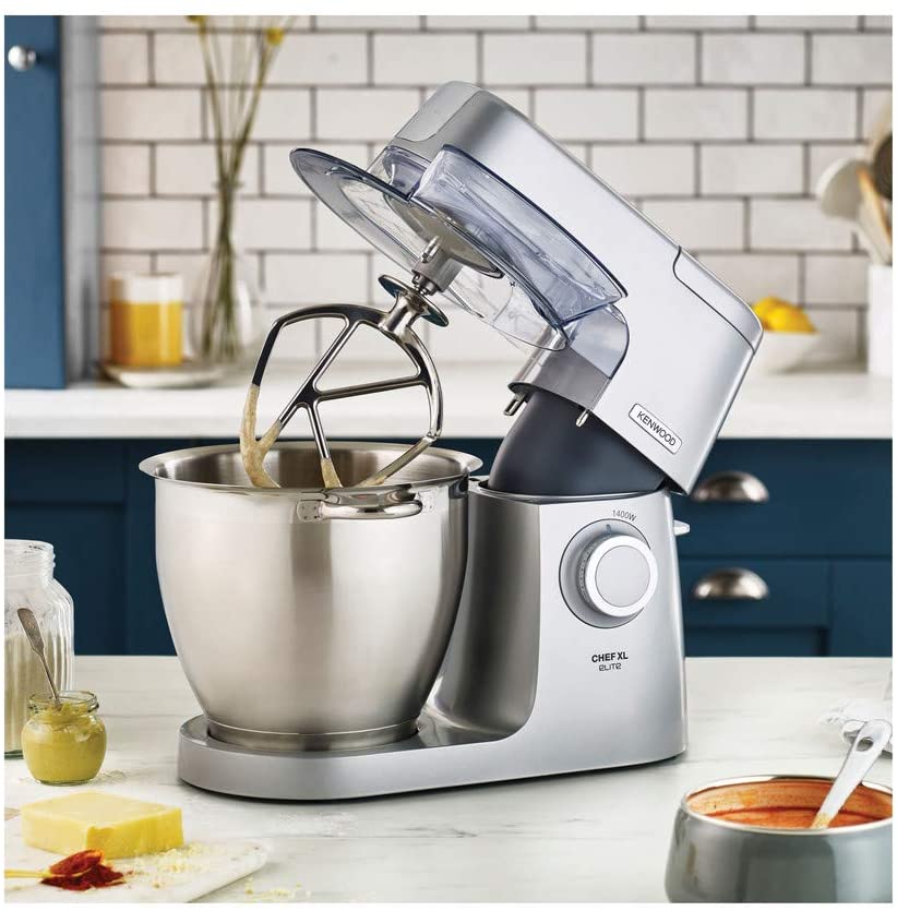 Impastatrice Kenwood KVL6330S Planetaria Chef Elite 1400 W 6.7 Litri Acciaio - immagine 6